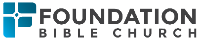 Foundation Bible Church | Janesville, WI Logo